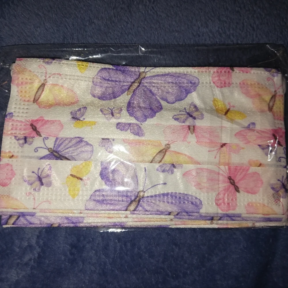 NEW! Medical Grade Cloth Disposable Face Masks in Spring Themes